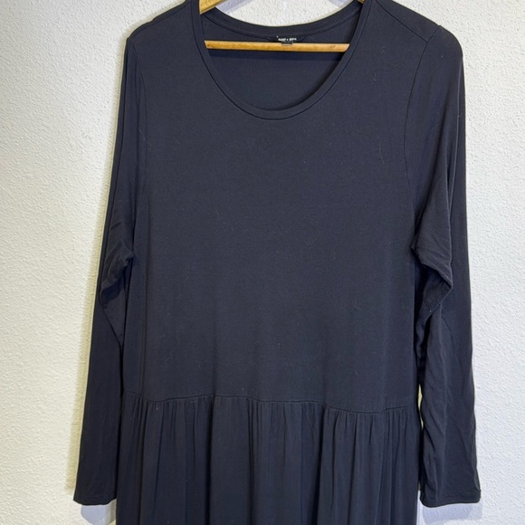 Saint + Sofia Greenwich Tiered Maxi Dress Black size 16 - Picture 6 of 10